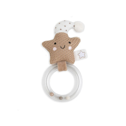 Rammelaar ster Heaven clay/warm linen koop je bij Babywinkel