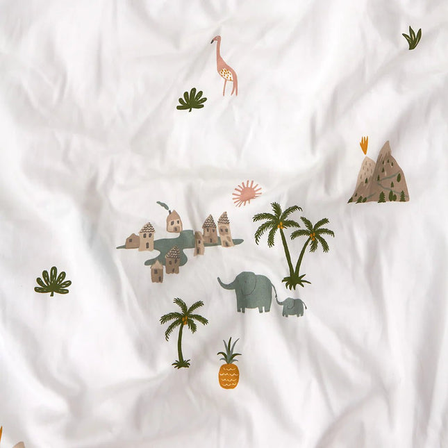 Roommate Dekbedovertrek Volwassen Gots Tropical koop je bij Babywinkel