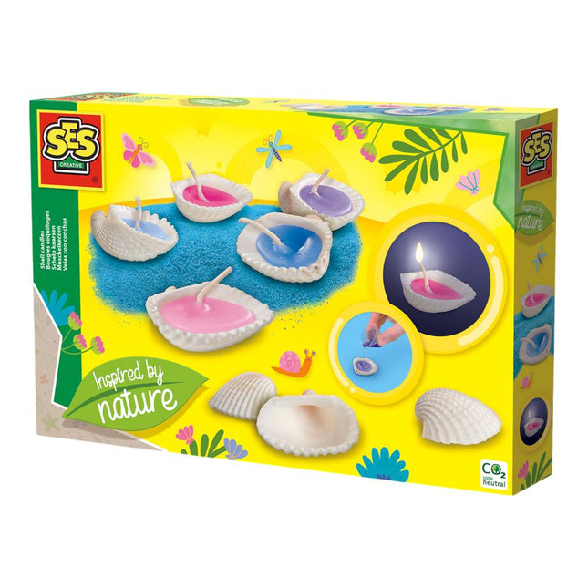 SES Creative Knutselpakket Schelp Kaarsen koop je bij Babywinkel