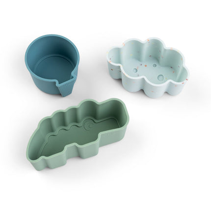 Silicone shapes 3 pcs Happy clouds - Babywinkel - 5712643052005