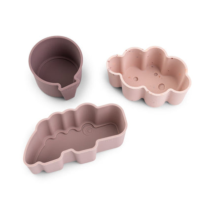 Silicone shapes 3 pcs Powder Happy clouds - Babywinkel - 5712643051978