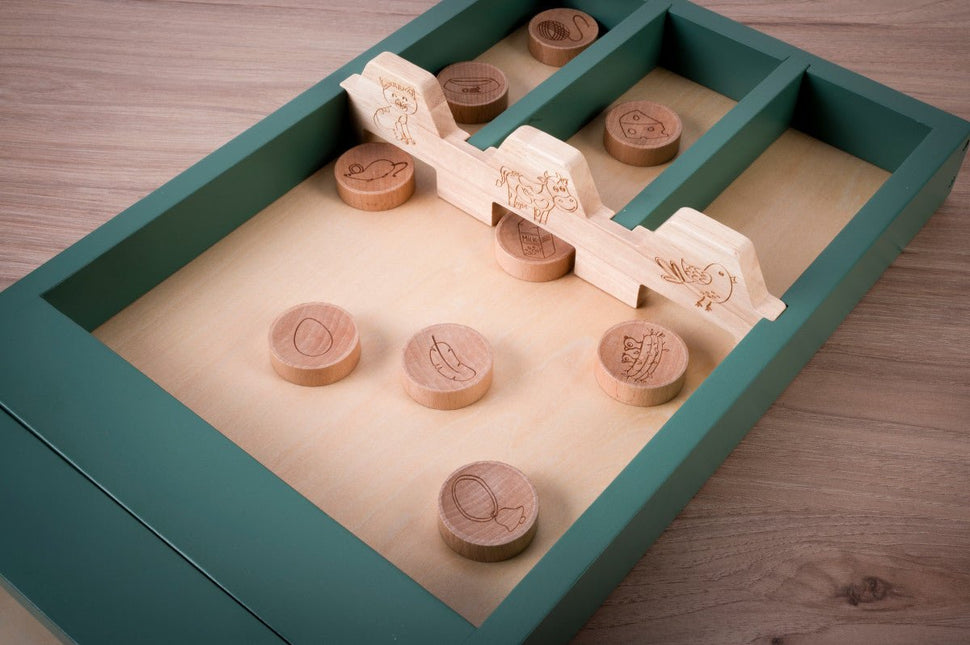 Sjoelbak/shuffle board/jeu de pallet/Jakkolo basilgreen koop je bij Babywinkel