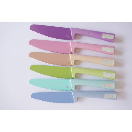 SKÅGFÄ KLYV Classic Kidssafe Messer Lime