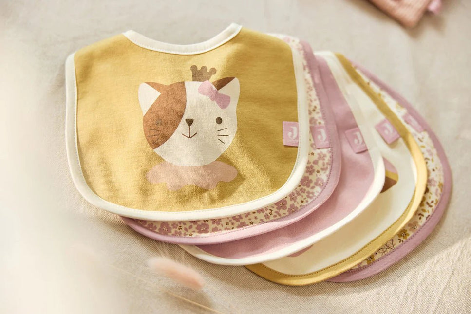 Jollein Slabbetje Flower Fairies Waterproef 5St koop je bij Babywinkel