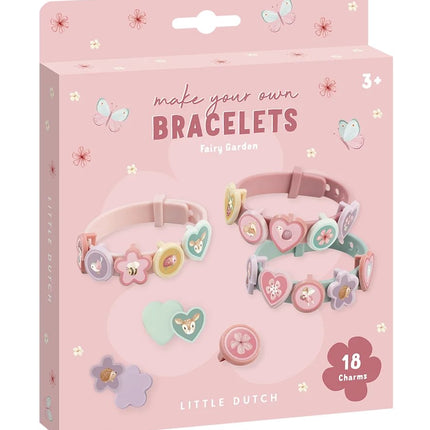 Little Dutch Set zum Basteln von Armbändern „Rosa & Friends“