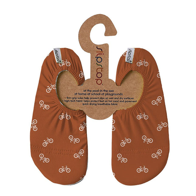 Slipstop Waterschoentjes Bicycle Cognac - Slipstop - Babywinkel - 8683555267726