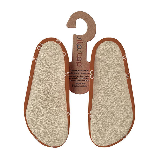 Slipstop Waterschoentjes Bicycle Cognac - Slipstop - Babywinkel - 8683555267726