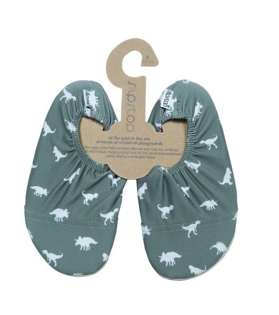 Slipstop Waterschoentjes Dino Green - Slipstop - Babywinkel - 8683555253637