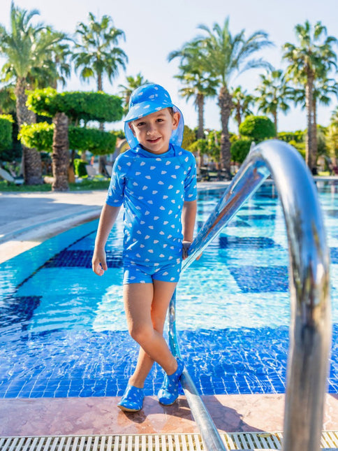 Slipstop Waterschoentjes Dino Petrol - Babywinkel - 8683555253576