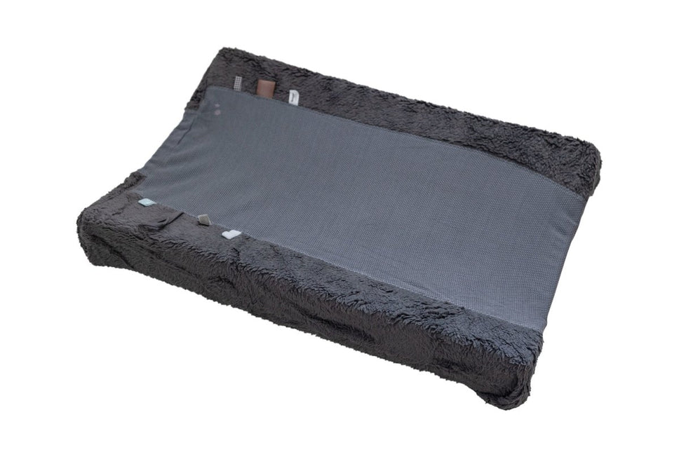 Snoozebaby Aankleedkussenhoes Happy Dressing Storm Grey 45x70cm - Snoozebaby - Babywinkel - 8719743857339