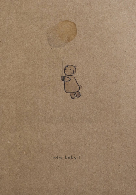 Snoozebaby Giftset Knuffeldoekje en Geboortekaartje Storm Grey - Snoozebaby - Babywinkel - 8719743857438