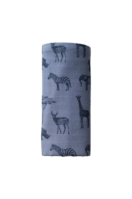 Snoozebaby Hydrofiele Doek Ledikant Dark Green Rainbow 120x120cm - Snoozebaby - Babywinkel - 8719743858190