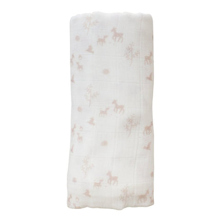 Snoozebaby Hydrofiele Doek Ledikant Peach Blush 120x120cm - Snoozebaby - Babywinkel - 8719743858237
