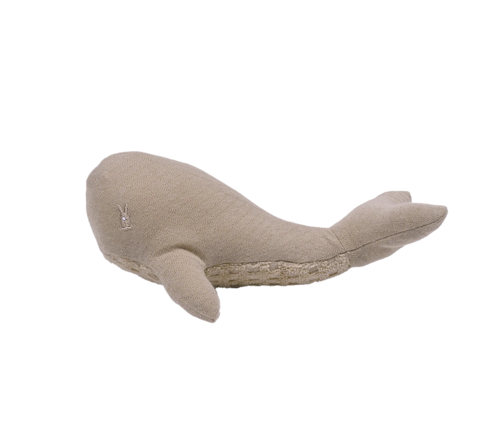 Snoozebaby Knuffel Wally Whale Desert Sand koop je bij Babywinkel