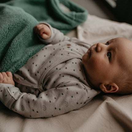 Snoozebaby Ledikantdeken T.O.G 2.0 Smokey Green 150x100cm - Snoozebaby - Babywinkel - 8719743856264