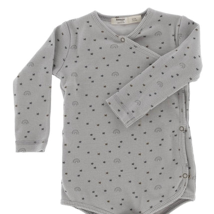 Snoozebaby Romper Smokey Green Lets Grow - Snoozebaby - Babywinkel - 8719743857148