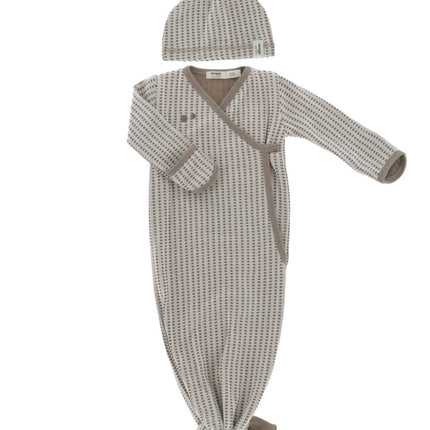 Snoozebaby Slaapzak Baby Cocon Incl Hat Warm Brown 60cm - Snoozebaby - Babywinkel - 8719743857049