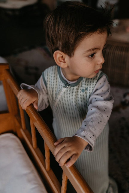 Snoozebaby Slaapzak Baby Mouwloos Smokey Green - Snoozebaby - Babywinkel - 8719743856684
