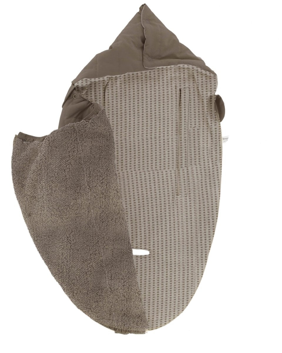 koeka schlafsack antwerp Snoozebaby Fußsack Bio Maxi Cosi Warm Braun 80cm – Babywinkel