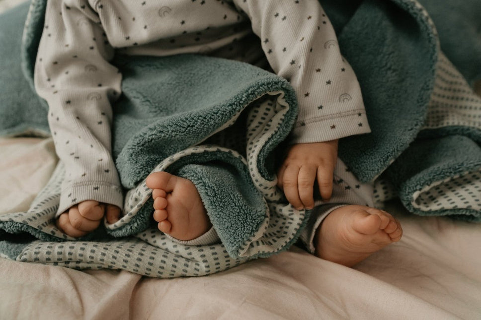 Snoozebaby Wiegdeken T.O.G 2.0 Smokey Green 100x75cm - Snoozebaby - Babywinkel - 8719743856233