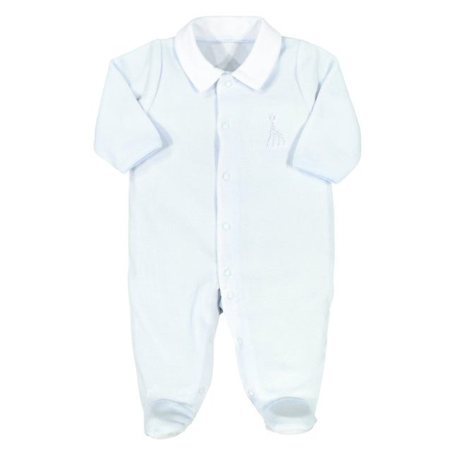Sophie de Giraf Boxpakje Boxpakje Opening Recht Velour Blauw 0 - 50cm koop je bij Babywinkel