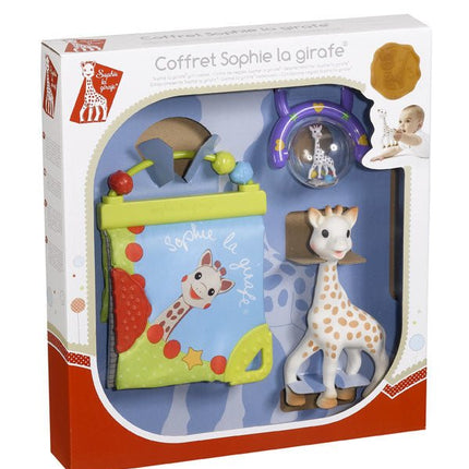 Sophie de Giraf Geschenkdoosje Ontdekboekje + Rammelaar Met Handvat - Sophie de Giraf - Babywinkel - 3056565163251