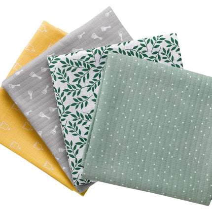 Sophie de Giraf Hydrofiele Doek 4St 70cm - Sophie de Giraf - Babywinkel - 3056568508004
