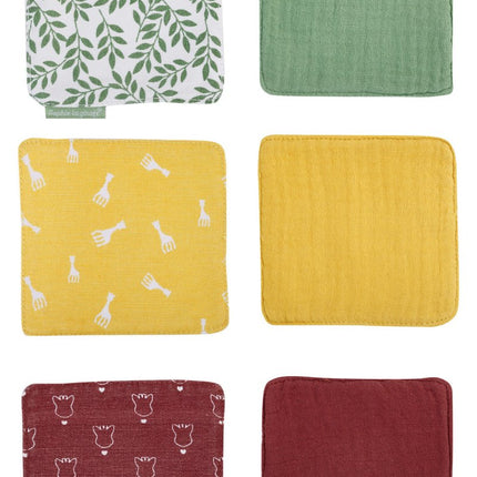 Sophie de Giraf Monddoekje 6St - Sophie de Giraf - Babywinkel - 3056568508028