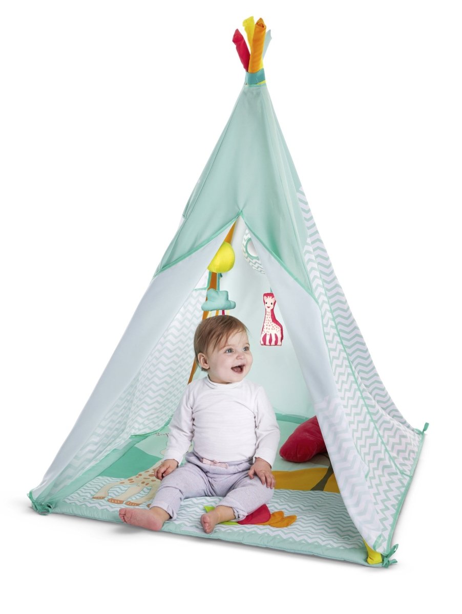 tipi zelt 90x90 Sophie de Giraf Tipi-Zelt – Babywinkel