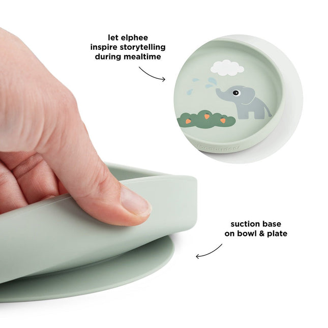 Stick&Stay dinner set Elphee koop je bij Babywinkel