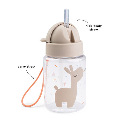 Straw bottle Celebration 280 ml - Babywinkel - 5712643059790