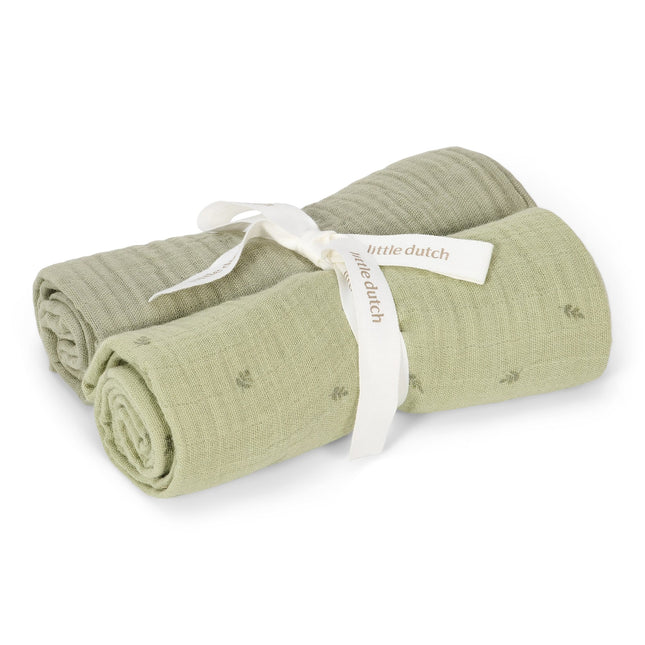 Hydrophile Tücher 70x70 - Pure Sage