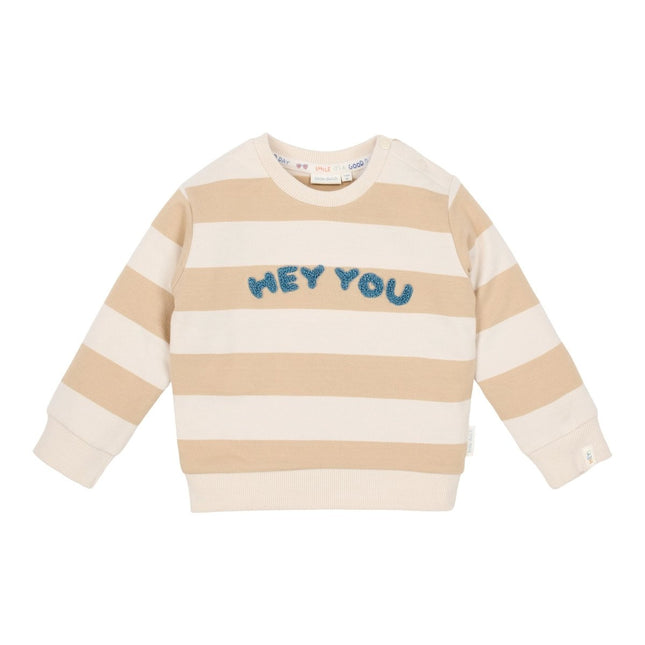 Sweater Biscuit Stripe koop je bij Babywinkel