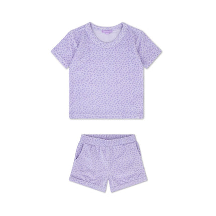 Swim Essentials Kleding Set Terry Cloth Lila Leopard - Swim Essentials - Babywinkel - 7432234158104