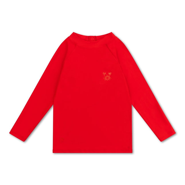 Swim Essentials Oh Crab Red Rashguard T-shirt - Babywinkel - 8721197415560
