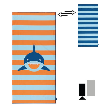 Swim Essentials Strandlaken Haai 135X65Cm - Swim Essentials - Babywinkel - 7432234072073