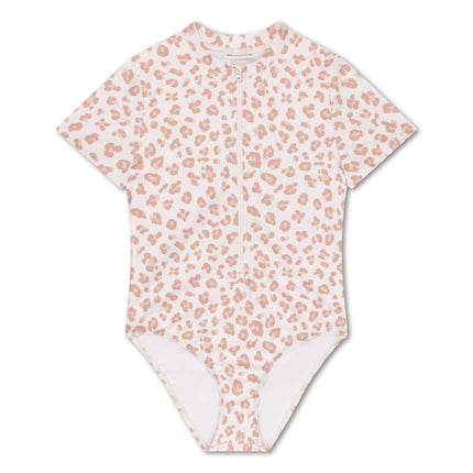 Swim Essentials Uv Zwempak Beige Leopard Rashguard koop je bij Babywinkel