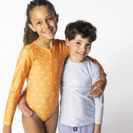 Swim Essentials Uv Zwempak Hartjes Oranje - Swim Essentials - Babywinkel - 7432233928975