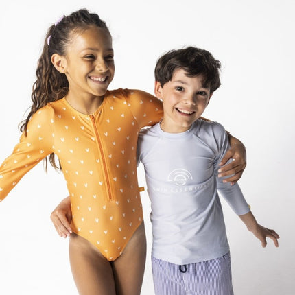 Swim Essentials Uv Zwempak Hartjes Oranje - Swim Essentials - Babywinkel - 7432233928975