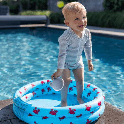 Swim Essentials Uv Zwempak Strepen Blauw/Wit - Swim Essentials - Babywinkel - 7432233963914