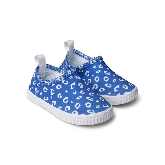 Swim Essentials Waterschoentjes Anti Slip Blue Leopard Lycra - Swim Essentials - Babywinkel - 7432234134146