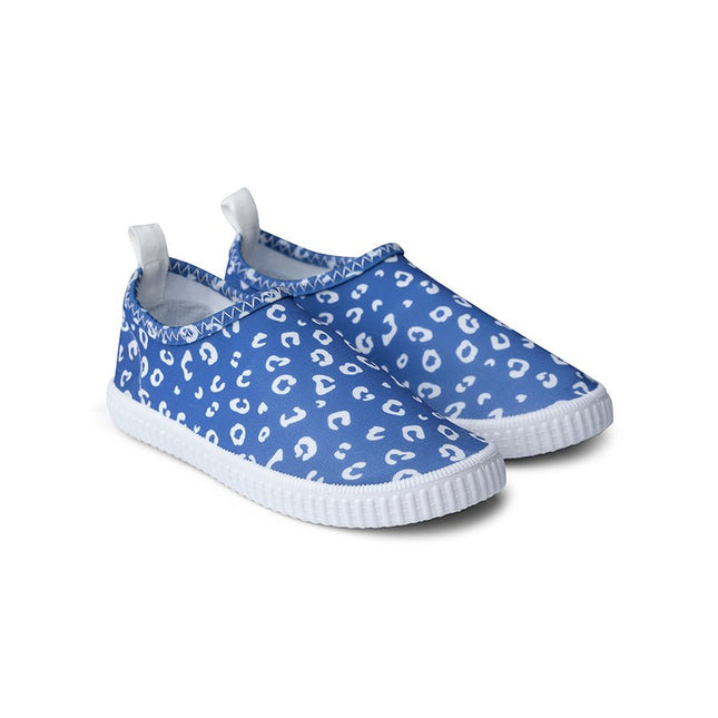 Swim Essentials Waterschoentjes Anti Slip Blue Leopard Lycra - Swim Essentials - Babywinkel - 7432234134146