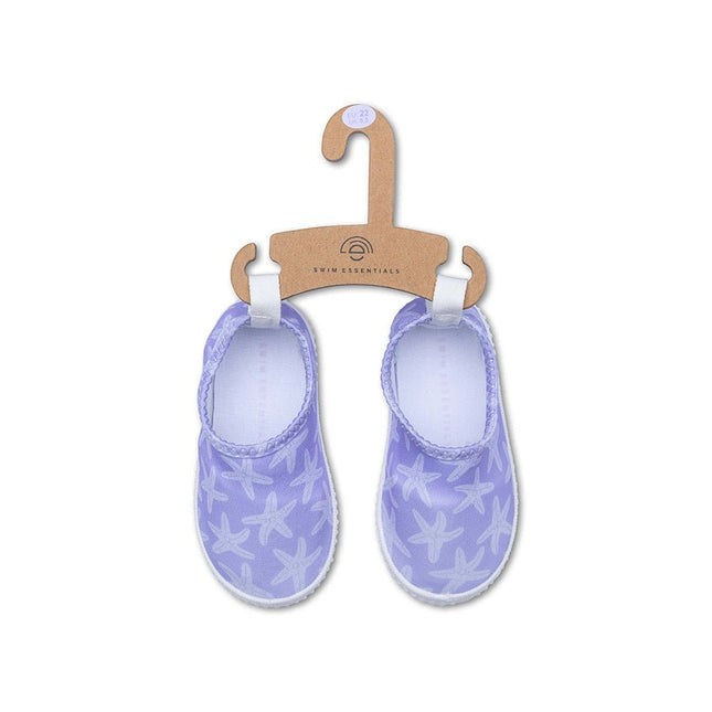 Swim Essentials Waterschoentjes Anti Slip Lila Sea Star Lycra - Swim Essentials - Babywinkel - 7432234196113