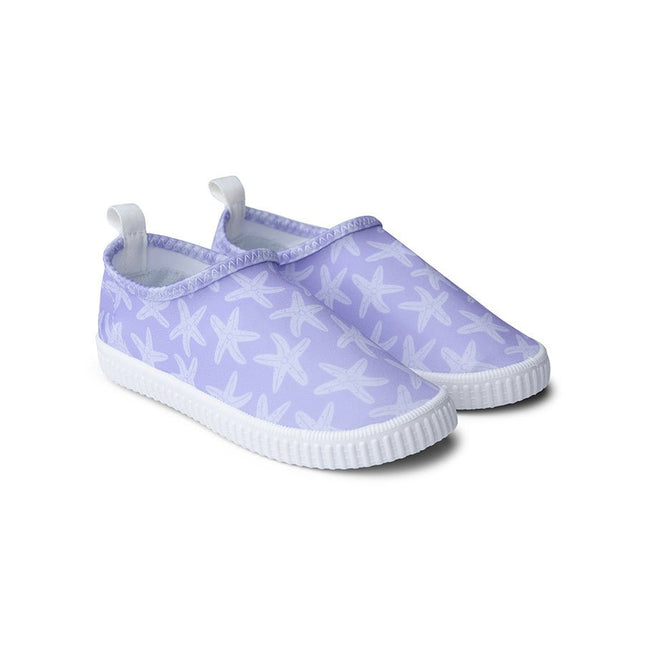 Swim Essentials Waterschoentjes Anti Slip Lila Sea Star Lycra - Swim Essentials - Babywinkel - 7432234196113