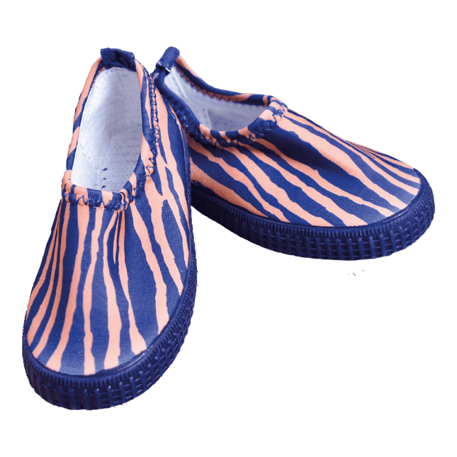 Swim Essentials Waterschoentjes Zebra Lycra Blauw - Swim Essentials - Babywinkel - 7432233971971