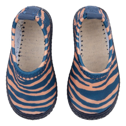 Swim Essentials Waterschoentjes Zebra Lycra Blauw - Swim Essentials - Babywinkel - 7432233971971