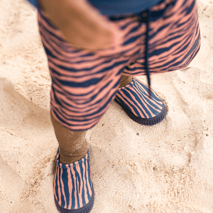 Swim Essentials Waterschoentjes Zebra Lycra Blauw - Swim Essentials - Babywinkel - 7432233971971