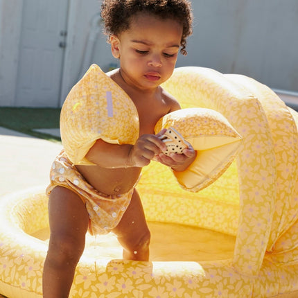 Swim Essentials Zwemarmbanden – Florish Yellow koop je bij Babywinkel