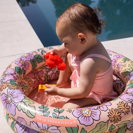 Swim Essentials Zwembad Baby Pink Blossom Print 2 Rings 60Cm koop je bij Babywinkel