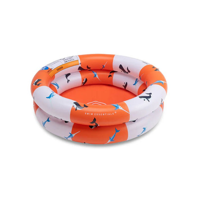 Swim Essentials Zwembad Kind Walvis Rood Wit 60Cm koop je bij Babywinkel